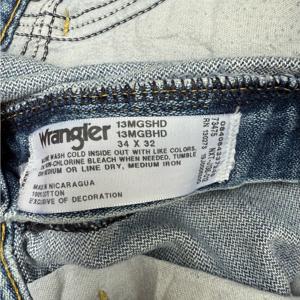 Mens Wrangler Jeans 34 x 32 - Picture 8 of 8